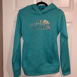 NWOT NorthFace Womens Teal Hoodie Small
